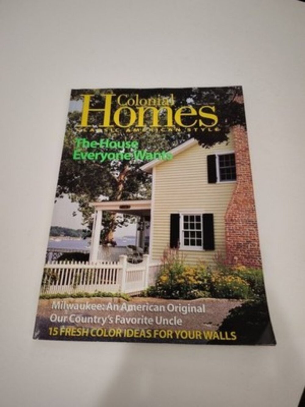 Colonial Homes Magazine June July 1999 Great Ideas & Articles